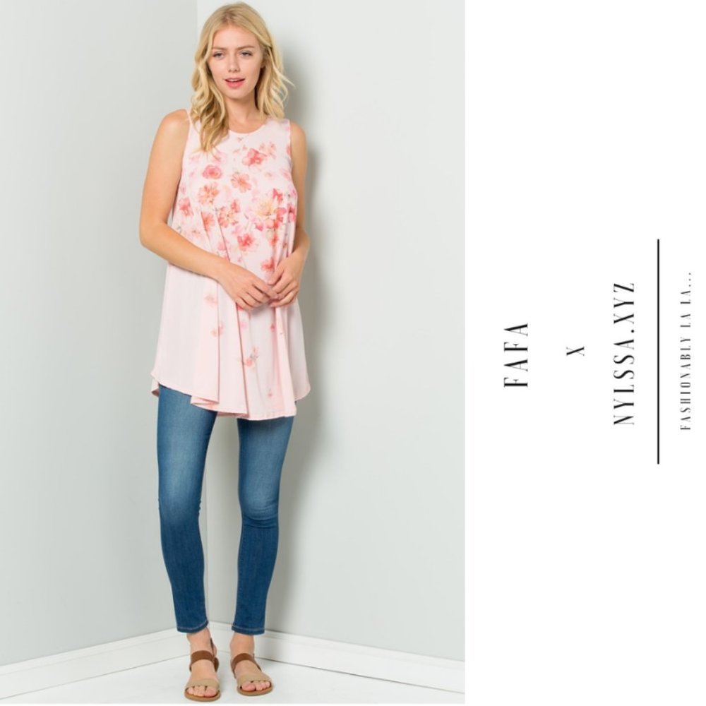 Floral Sublimation Tunic Dress - Picture 2 of 6